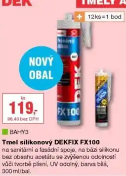 DEK Tmel silikonový DEKFIX FX100 nabídka