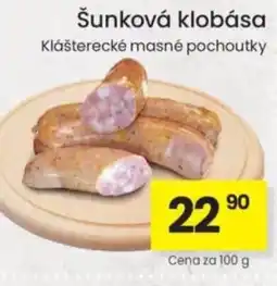 Kubík potraviny Šunková klobása nabídka