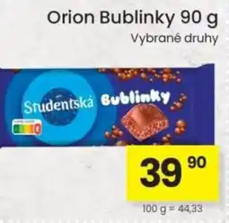 Kubík potraviny Orion Bublinky nabídka