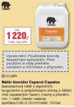 DEK Nátěr biocidní Caparol Capatox nabídka