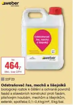 DEK Odstraňovač řas, mechů a lišejníků nabídka