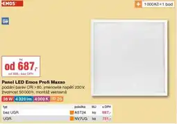 DEK Panel LED Emos Profi Maxxo nabídka