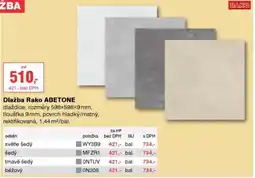 DEK Dlažba Rako ABETONE nabídka