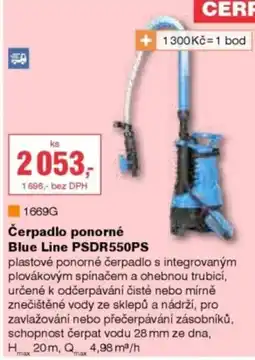 DEK Čerpadlo ponorné Blue Line PSDR550PS nabídka