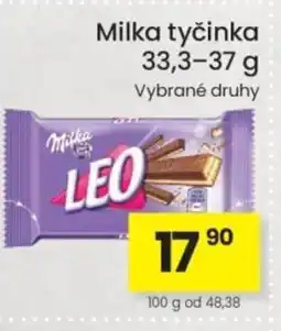 Kubík potraviny Milka tyčinka nabídka