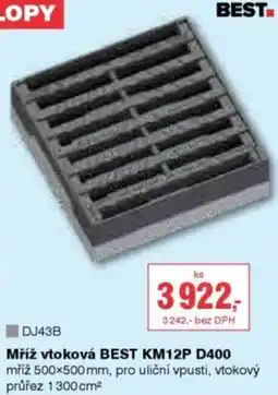 DEK Mříž vtoková BEST KM12P D400 nabídka