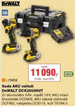 DEK Sada AKU nářadí DeWALT DCK2050H2T nabídka
