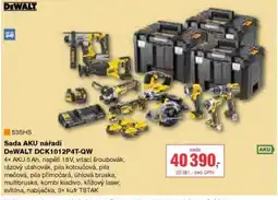 DEK Sada AKU nářadí DeWALT DCK1012P4T-QW nabídka
