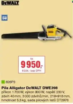 DEK Pila Alligator DeWALT DWE398 nabídka