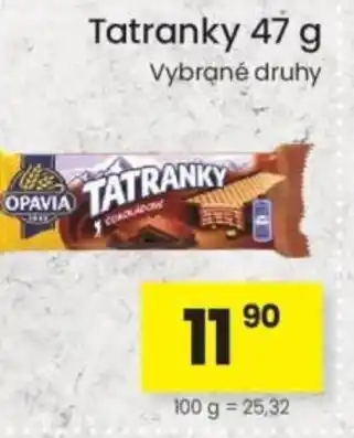 Kubík potraviny Tatranky nabídka