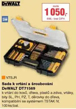 DEK Sada k vrtání a šroubování DeWALT DT71569 nabídka