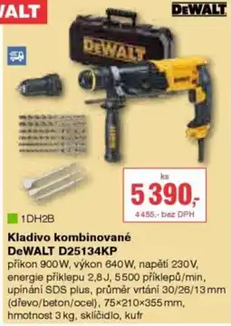 DEK Kladivo kombinované DeWALT D25134KP nabídka