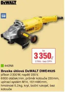 DEK Bruska úhlová DeWALT DWE492S nabídka