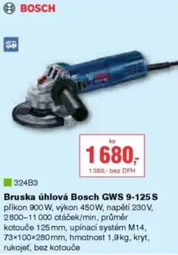 DEK Bruska úhlová Bosch GWS 9-125 S nabídka