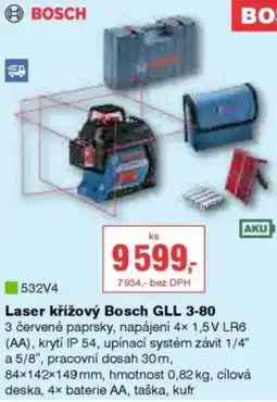 DEK Laser křížový Bosch GLL 3-80 nabídka