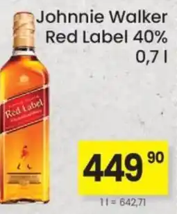 Kubík potraviny Johnnie Walker Red Label 40% nabídka