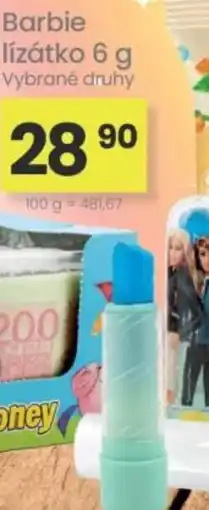 Kubík potraviny Barbie lízátko nabídka
