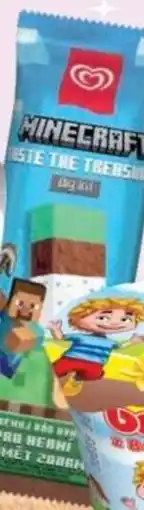 Kubík potraviny Algida Minecraft nabídka