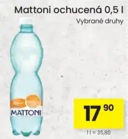 Kubík potraviny Mattoni ochucená nabídka