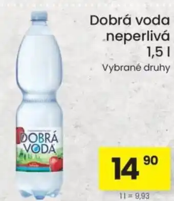Kubík potraviny Dobrá voda neperlivá nabídka