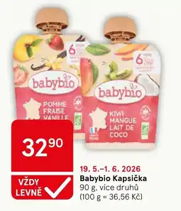 Tesco Babybio Kapsička nabídka