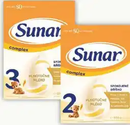 Tesco Sunar Complex kojenecká výživa v prášku nabídka