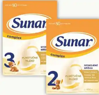 Tesco Sunar Complex kojenecká výživa v prášku nabídka