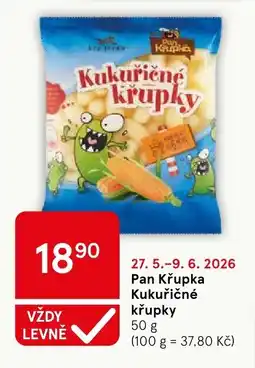 Tesco Pan Křupka Kukuřičné křupky nabídka