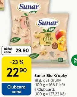 Tesco Sunar Bio Křupky nabídka