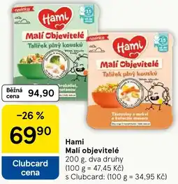Tesco Hami Malí objevitelé nabídka