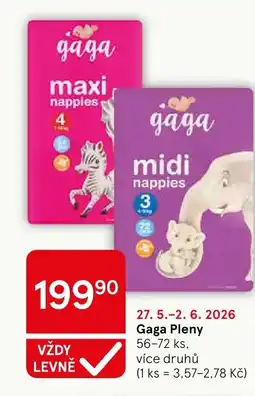 Tesco Gaga Pleny nabídka