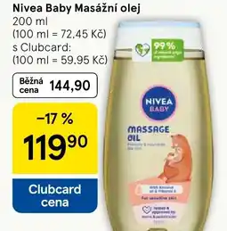 Tesco Nivea Baby Masážní olej nabídka