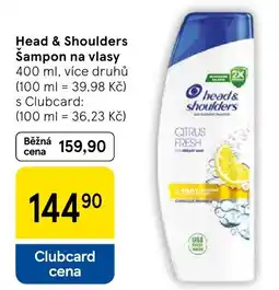 Tesco Head & Shoulders Šampon na vlasy nabídka
