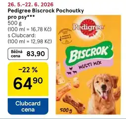Tesco Pedigree Biscrock Pochoutky pro psy nabídka