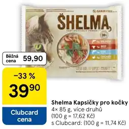 Tesco Shelma Kapsičky pro kočky nabídka