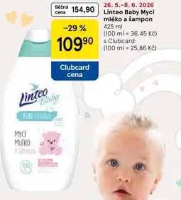 Tesco Linteo Baby Mycí mléko a šampon nabídka