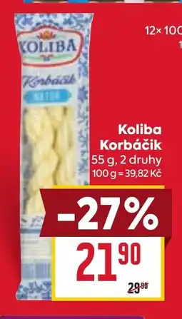 Billa Koliba Korbáčik nabídka