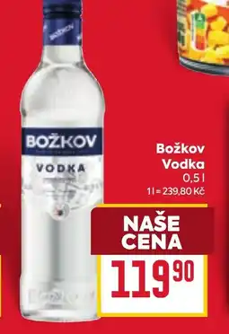 Billa Božkov Vodka nabídka