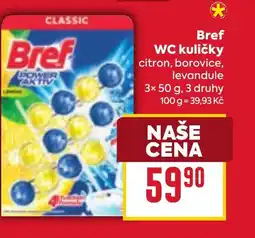 Billa Bref WC kuličky nabídka