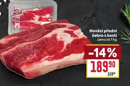 Billa Hovězí přední žebro s kostí nabídka