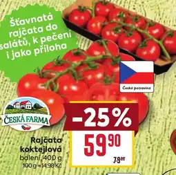 Billa Rajčata koktejlová nabídka