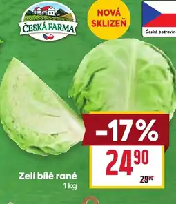 Billa Zelí bílé rané nabídka