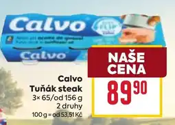 Billa Calvo Tuňák steak nabídka