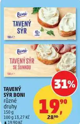 Penny Market TAVENÝ SÝR BONI různé druhy nabídka