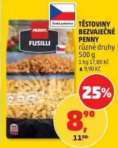 Penny Market TĚSTOVINY BEZVAJEČNÉ PENNY různé druhy nabídka