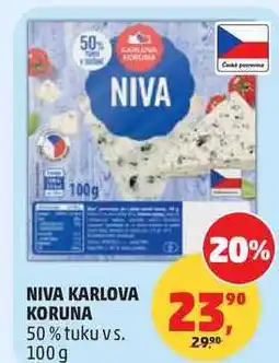 Penny Market NIVA KARLOVA KORUNA 50% tuku vs nabídka