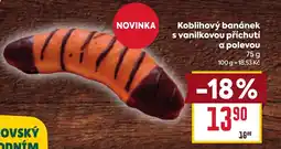 Billa Koblihový banánek s vanilkovou příchutí a polevou nabídka