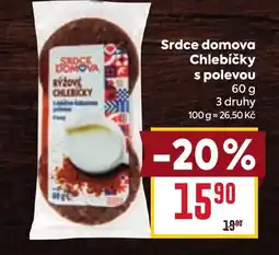 Billa Srdce domova Chlebíčky s polevou nabídka
