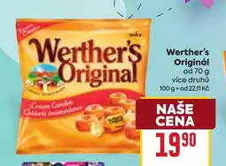 Billa Werther's Original nabídka