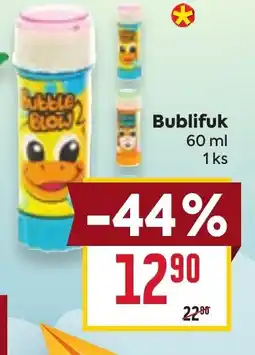 Billa Bublifuk nabídka